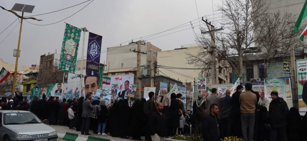گزارش تصویری حضور پرشکوه هواداران نامزدهای مجلس در خرم آباد وسلسله ودلفان
