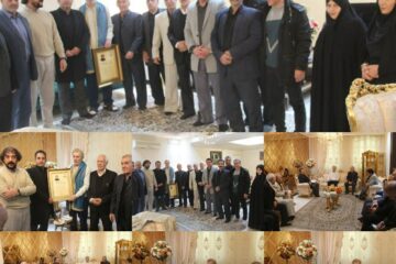دیدار و تجلیل مدیر کل ورزش و جوانان لرستان  ازسید مصطفی کریمی پیشکسوت و افتخار بزرگ ورزش لرستان