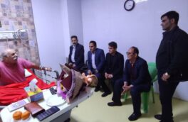 عیادت مدیرکل ورزش لرستان از پیشکسوت رسانه استان