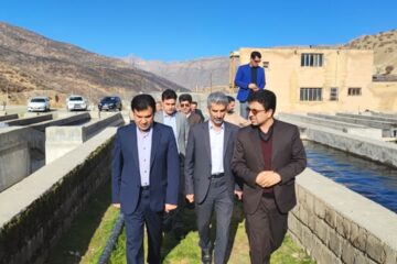 بازدید مدیرکل و گروه حسابرسی  دیوان محاسبات  و مدیر کل شیلات  از مجتمع های پرورش ماهی در سطح استان