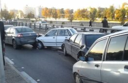 تصادف زنجیرهای در لرستان ۱۱ مصدوم برجا گذاشت