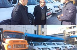 تجهیز ناوگان حمل و نقل شرکت گاز لرستان با ۵ خودروی جدید
