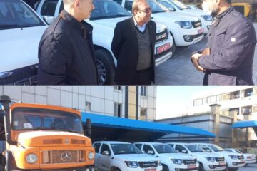 تجهیز ناوگان حمل و نقل شرکت گاز لرستان با ۵ خودروی جدید