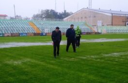 احتمال لغو بازی خیبر و شمسآذر به دلیل بارندگی شدید وآبگرفتگی زمین