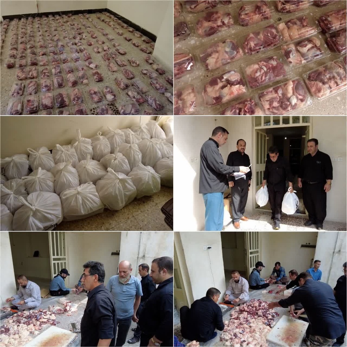 به همت پهلوان حاج علی دولتشاهی نذر حسینی بر سفره نیازمندان توزیع بیش از ۷۰۰ بسته گوشت گرم بین نیازمندان خرم آباد و اسلامشهر تهران