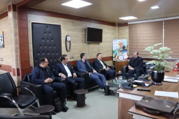 دیدار صمیمانه مدیر شعب بانک رفاه کارگران لرستان با سرپرست جمعیت هلال احمر استان