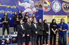 مقام اول دختران کاراته‌کا از نورآباد دلفان در مسابقات قهرمانی کشور