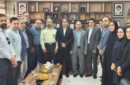 دیدار صمیمی جامعه ورزش لرستان با فرمانده انتظامی بهمنظور گرامیداشت هفته فراجا