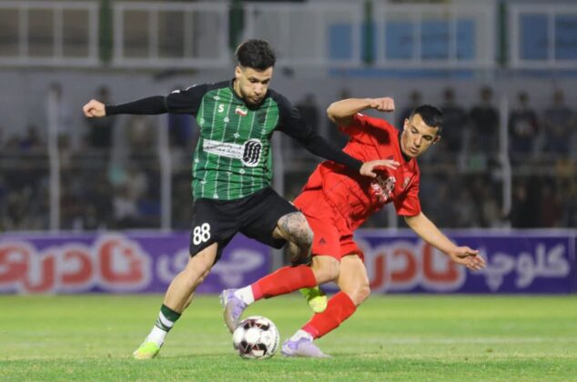 گزارش تصویری بازی خیبر خرم آباد وتراکتو تبریز