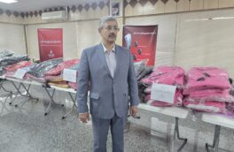 اهدای ۱۲۰ کاپشن گرم توسط بانک ملت به دانش‌آموزان مناطق محروم لرستان