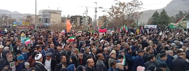 راهپیمایی بزرگ ۲۲ بهمن، افرایش ۳۲ درصدی آمار حضور مردم لرستان در راهپیمایی نسبت به سال گذشته