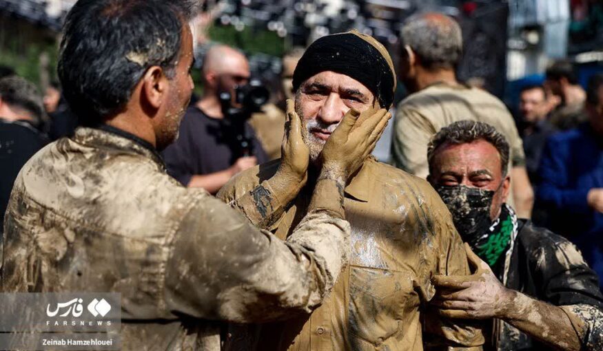 فیلم: عزداری هیات بزرگ و کهن محله پشت بازار در عاشورای حسینی