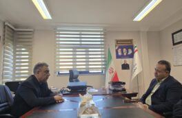 دیدارمدیر شعب بانک رفاه کارگران لرستان با مدیر عامل شرکت آب و فاضلاب استان