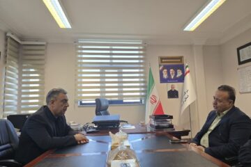 دیدارمدیر شعب بانک رفاه کارگران لرستان با مدیر عامل شرکت آب و فاضلاب استان
