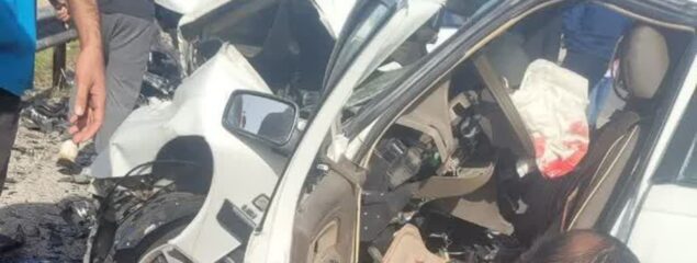 تصادف مرگبار دو پژو در محور فرعی خرم‌آباد ـ ازنا؛ هشدار پلیس درباره تجاوز به چپ