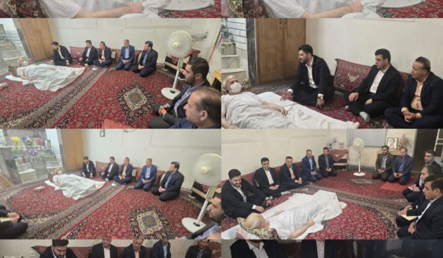دیدار معاون بازرسی وزارت تعاون، کار و رفاه اجتماعی  ومدیران شورای هماهنگی با جانباز ۷۰ درصد لرستان؛+فیلم