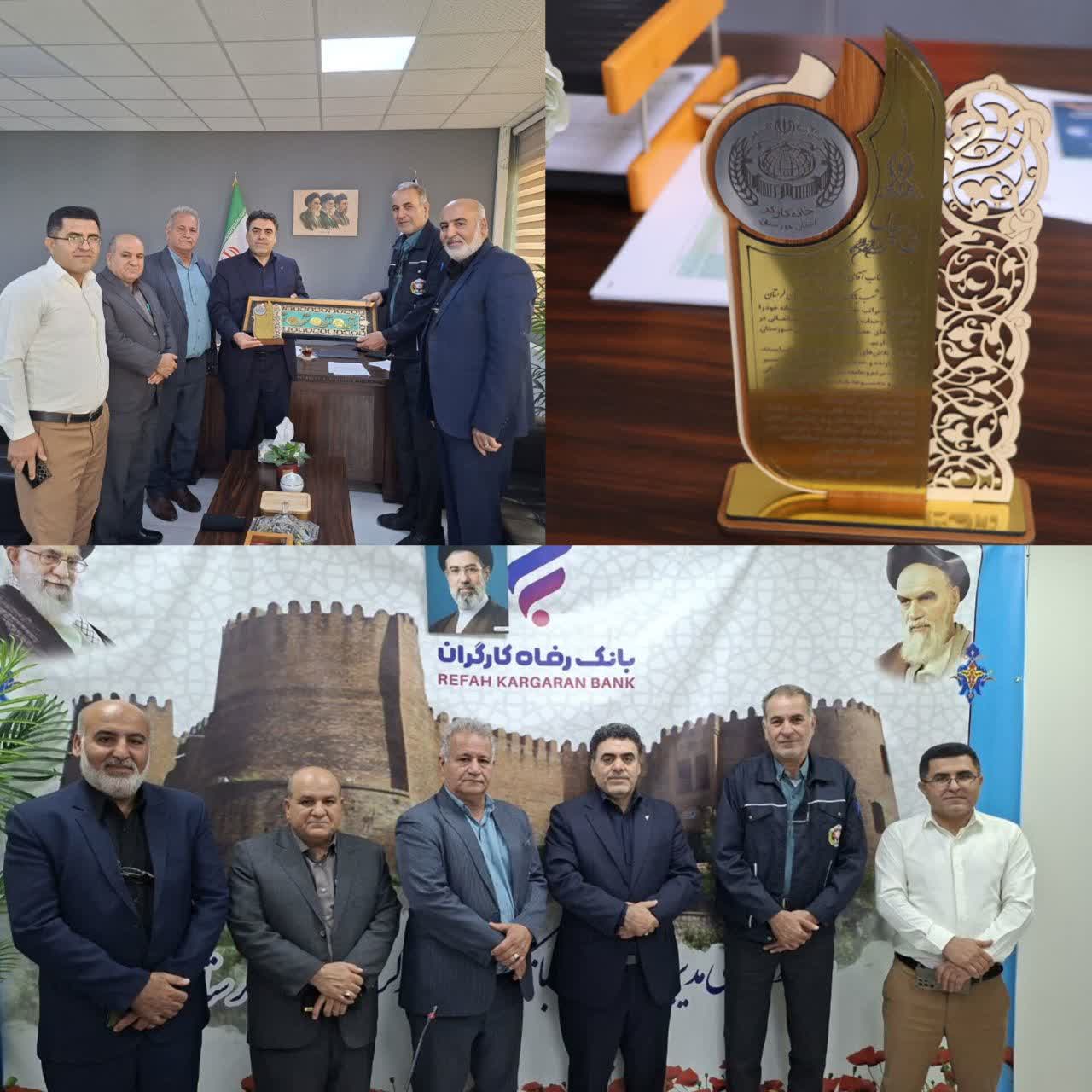 قدردانی دبیر اجرایی خانه کارگر خوزستان از خدمات ارزنده علیزاده در پشتیبانی از جامعه کار و تولید