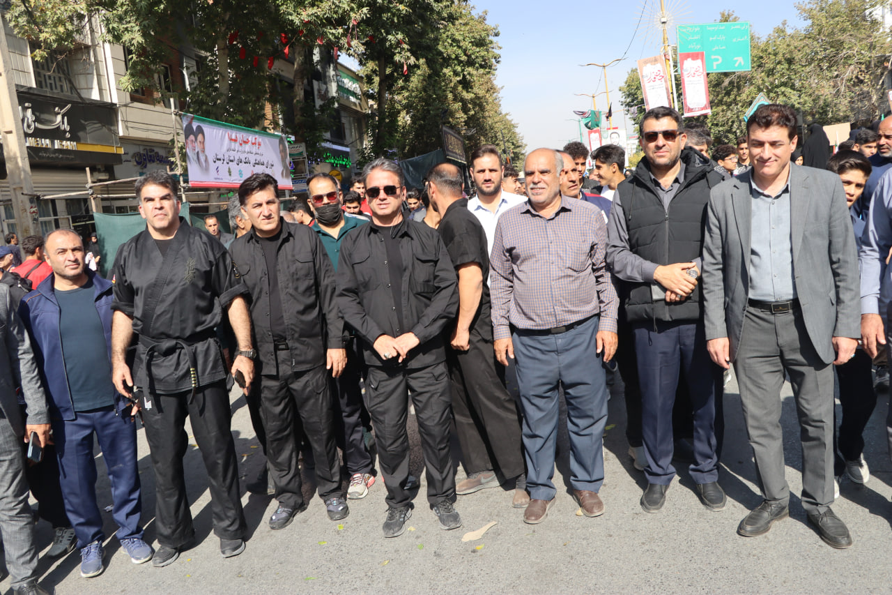 حضور خانواده بزرگ ورزش و جوانان لرستان در رزمایش «جان‌فدای ایران»
